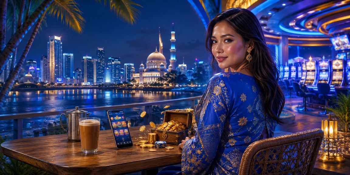 Pemain dari Selangor dalam baju kurung menggunakan kasino langsung rm1500 di rumah